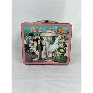Vintage Doctor Dolittle Metal Lunch Box by Aladdin no thermos 1967 Lunch Pail